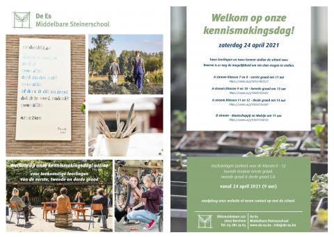 Uitnodiging kennismakingsdag Uitnodiging kennismakingsdag