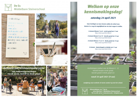 Uitnodiging kennismakingsdag Uitnodiging kennismakingsdag